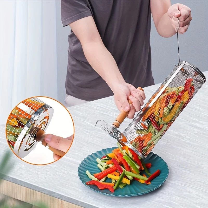 Euroselle Portable Heat-Resistant Grill Set For Open Flame Cooking