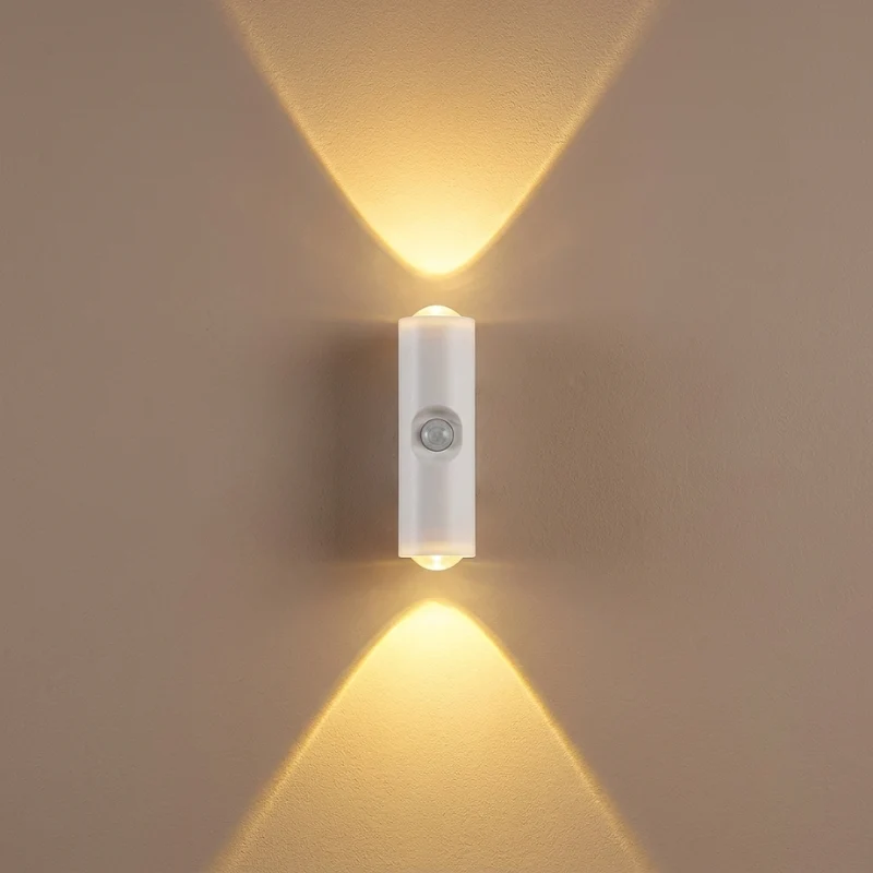 Euroselle USB Rechargeable Cat Eye Design LED Night Light With Motion Sensor