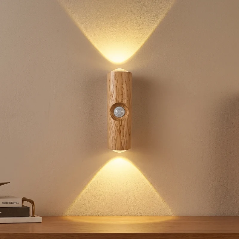 Euroselle USB Rechargeable Cat Eye Design LED Night Light With Motion Sensor