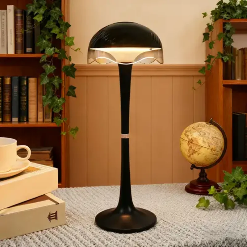 Euroselle LED Night Light Desk Lamp With RGB Touch Control And USB Rechargeable Warm White Plastic