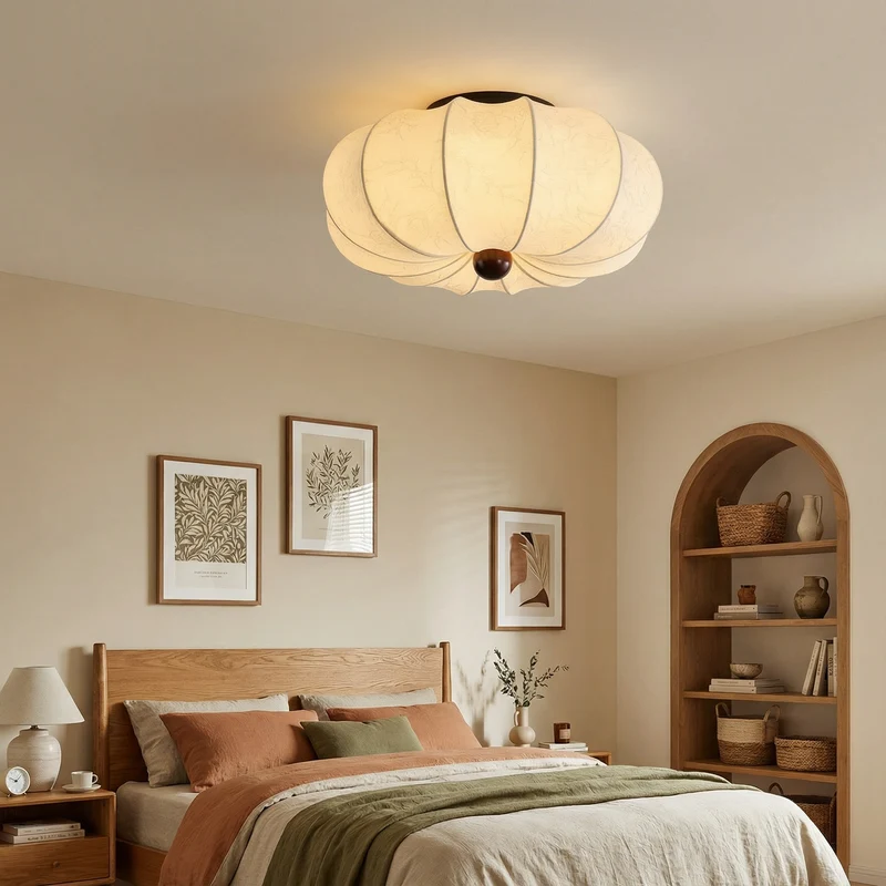 NovaLume Contemporary Flush Mount Ceiling Light for Living Rooms by Euroselle