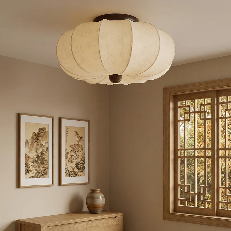 NovaLume Contemporary Flush Mount Ceiling Light for Living Rooms by Euroselle