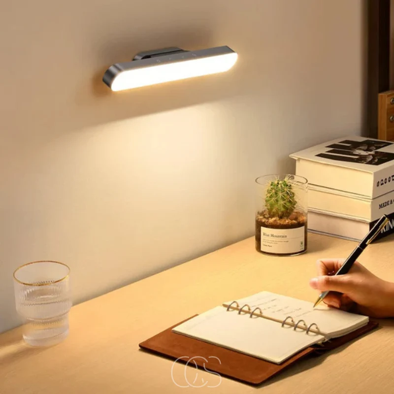 Cordless Magnetic LED Desk Lamp In Aluminum And ABS, Portable Light By Euroselle