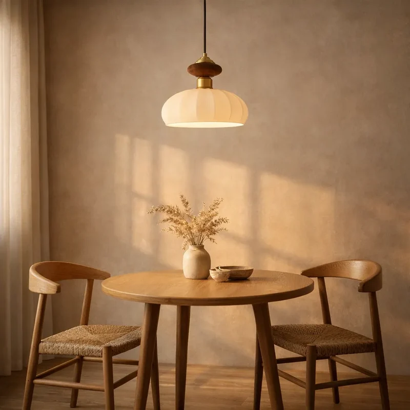 Emerald Grove Glass and Wood Pendant Collection For Modern Interiors Euroselle