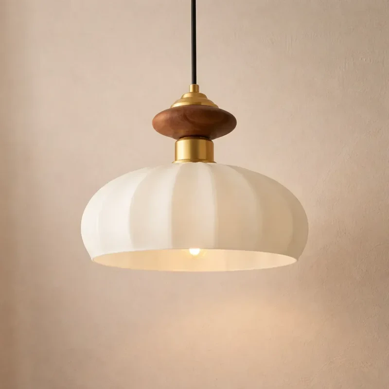 Emerald Grove Glass and Wood Pendant Collection For Modern Interiors Euroselle