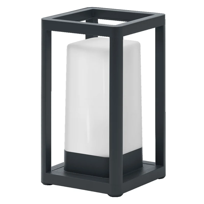 OSRAM SMART+ Wifi Table Frame Powerbank USB RGB Outdoor Tischleuchte mobil nutzbar, schwarz, 3000K 12x20,3cm