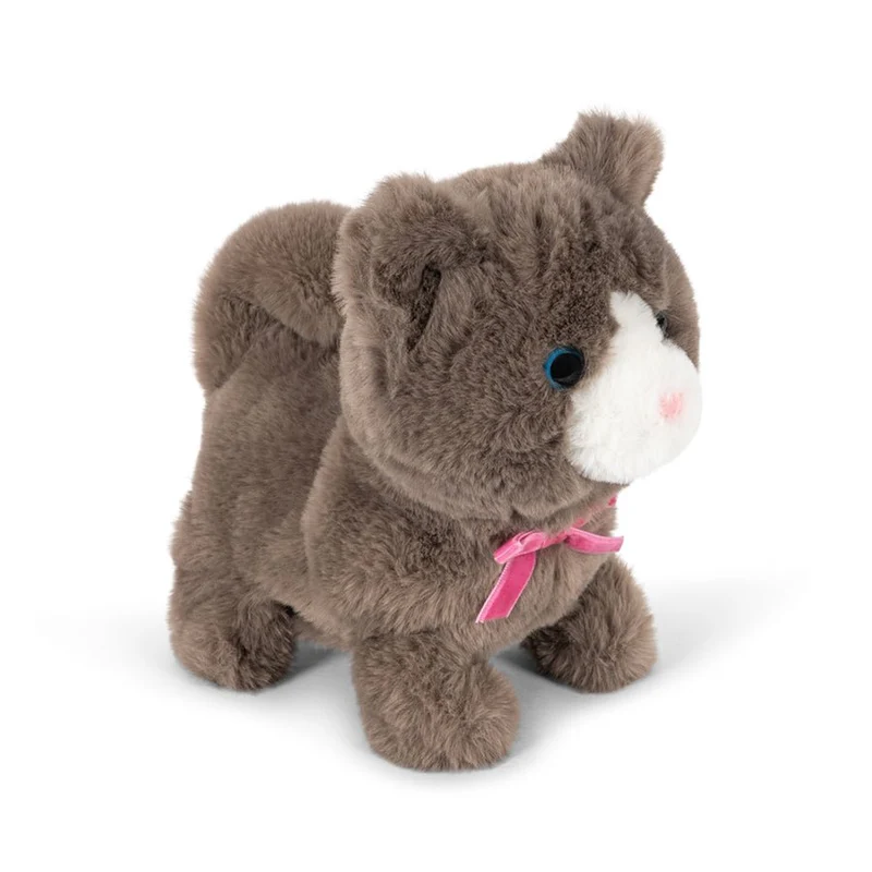 Laufende Katze in Grey