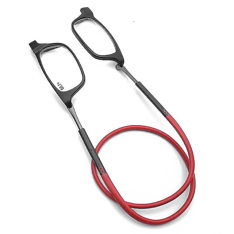 Euroselle Magnetic Reading Glasses With Neck-Hanging Comfort Design