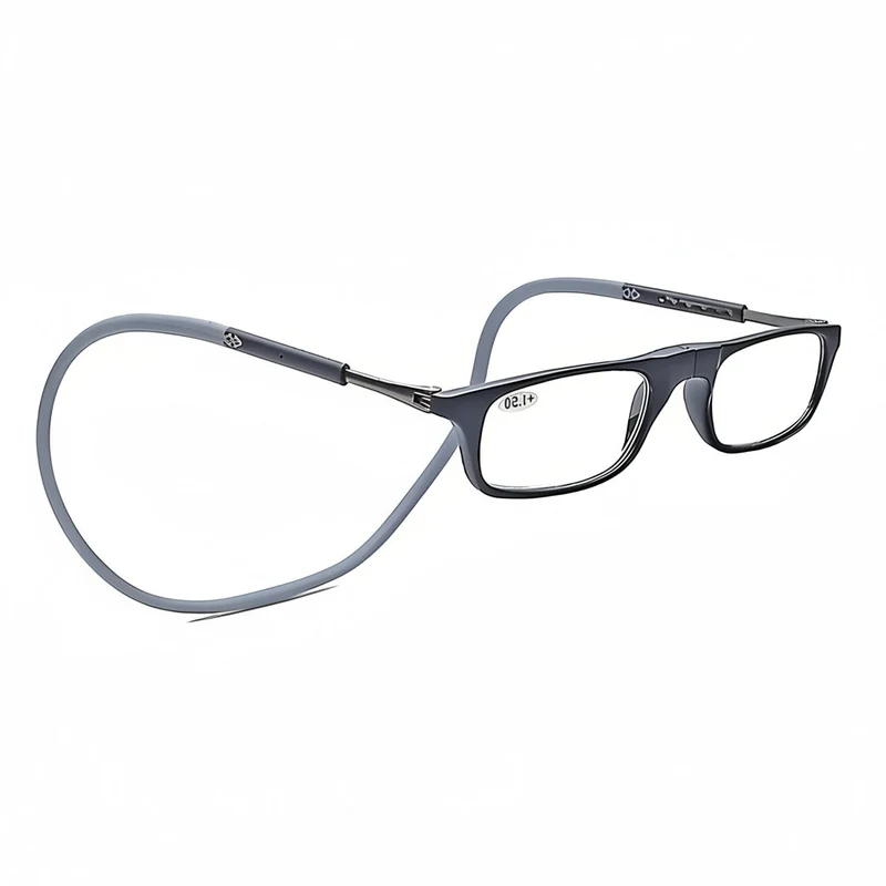 Euroselle Magnetic Reading Glasses With Neck-Hanging Comfort Design