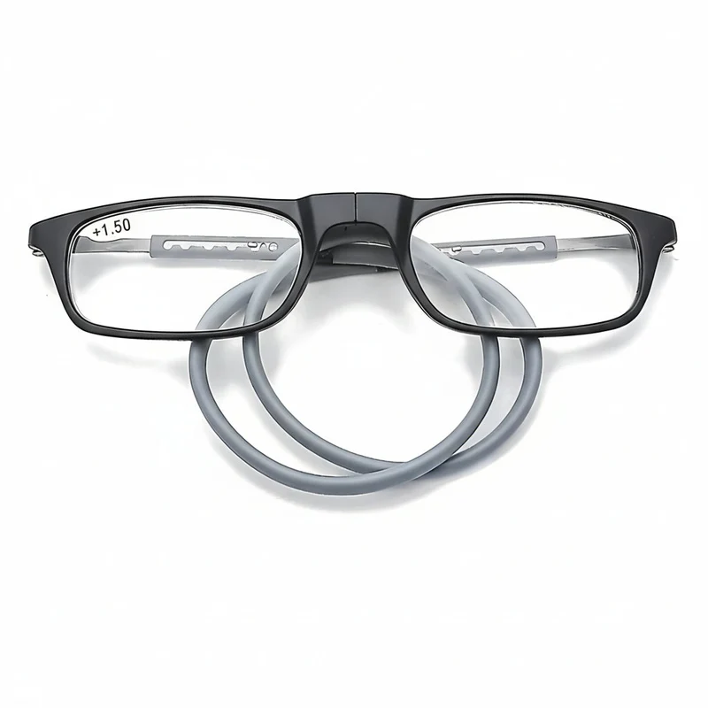 Euroselle Magnetic Reading Glasses With Neck-Hanging Comfort Design