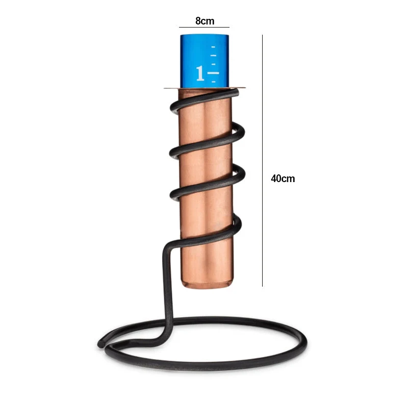 Euroselle Elegant Arch Rain Gauge for Outdoor Weather Tracking
