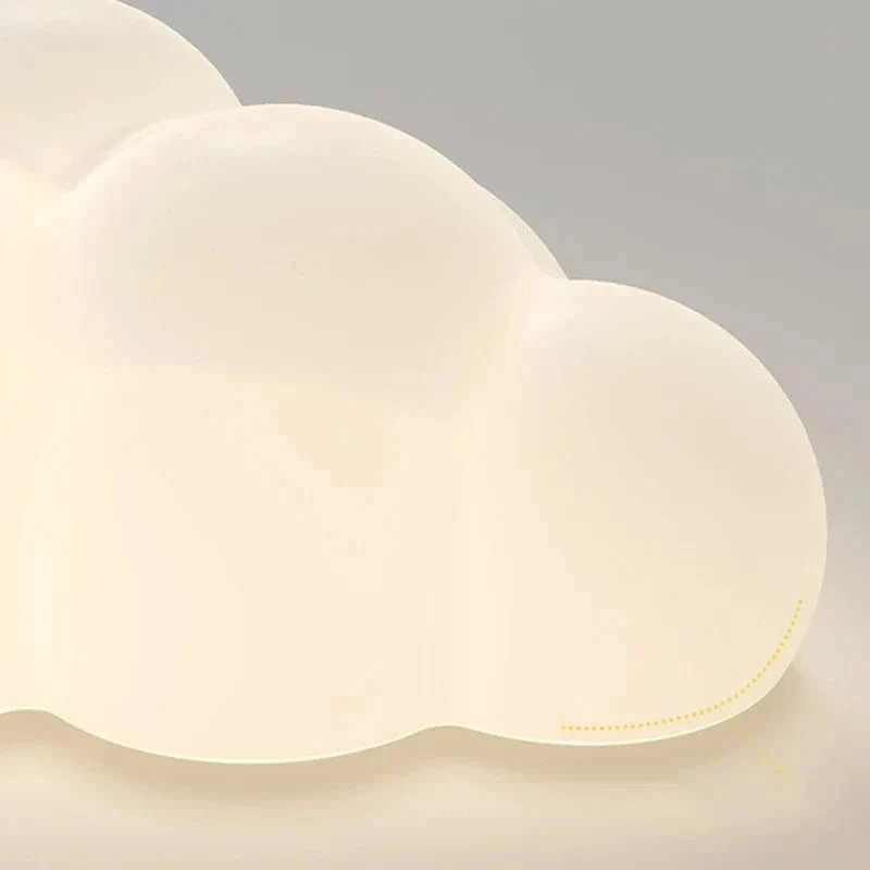 Euroselle LED Cloud And Star Design Wall Sconce PVC Wall Mounted