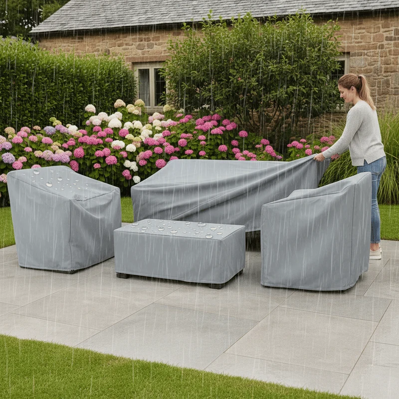 Euroselle Outdoor Furniture Cover With UV And Rain Protection For Backyard