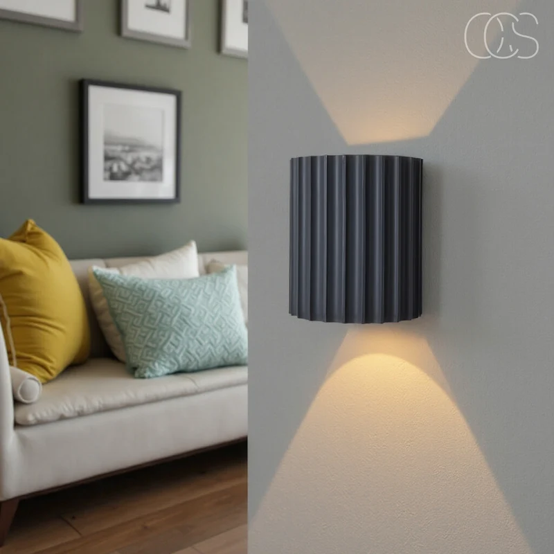 Euroselle Minimalist LED Wall Lamp With Down And Up Light For Home Decor