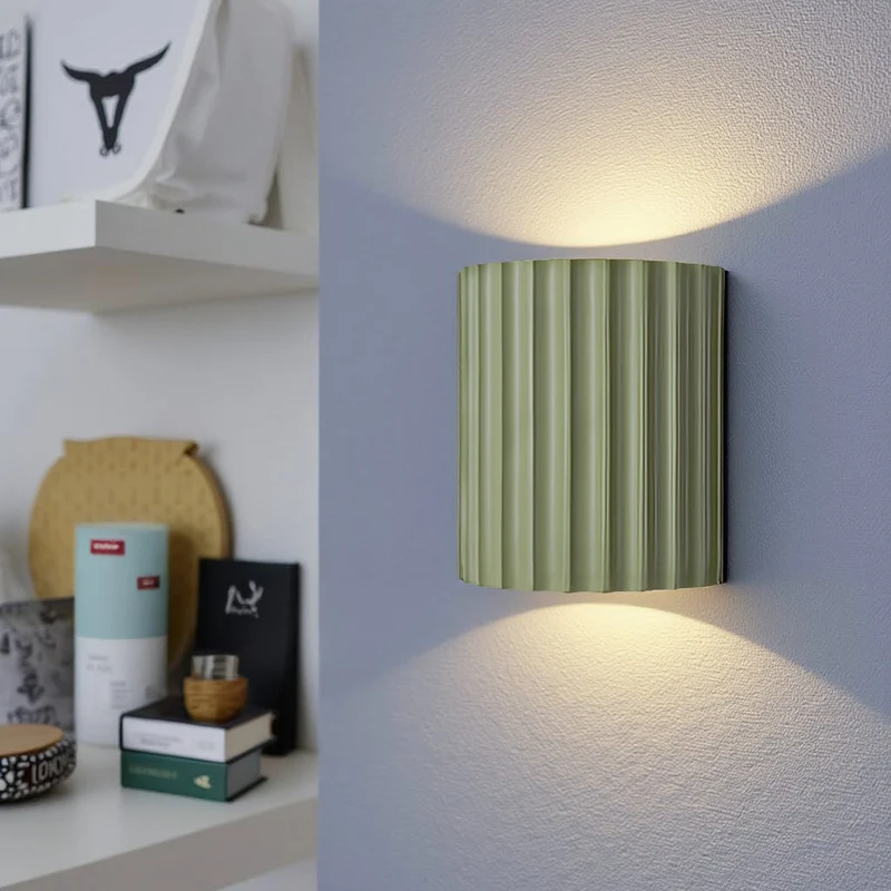 Euroselle Minimalist LED Wall Lamp With Down And Up Light For Home Decor