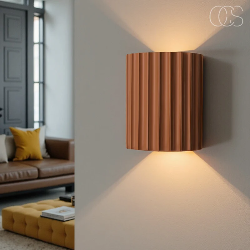 Euroselle Minimalist LED Wall Lamp With Down And Up Light For Home Decor