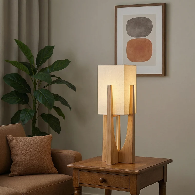Calm Knot Handcrafted Shade Floor Lamp With Modern Living Room Aesthetic By Euroselle