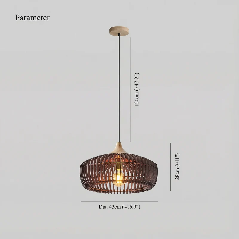 Elmora Natural Wood Pendant Light By Euroselle With Nordic Kitchen Design