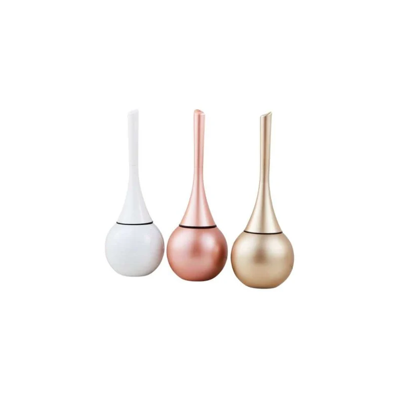 Euroselle Silicone Toilet Brush With Holder For Deep Cleaning