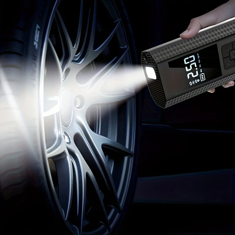 Euroselle Compact Cordless Tire Pump 150 PSI for Cars and Sports Balls