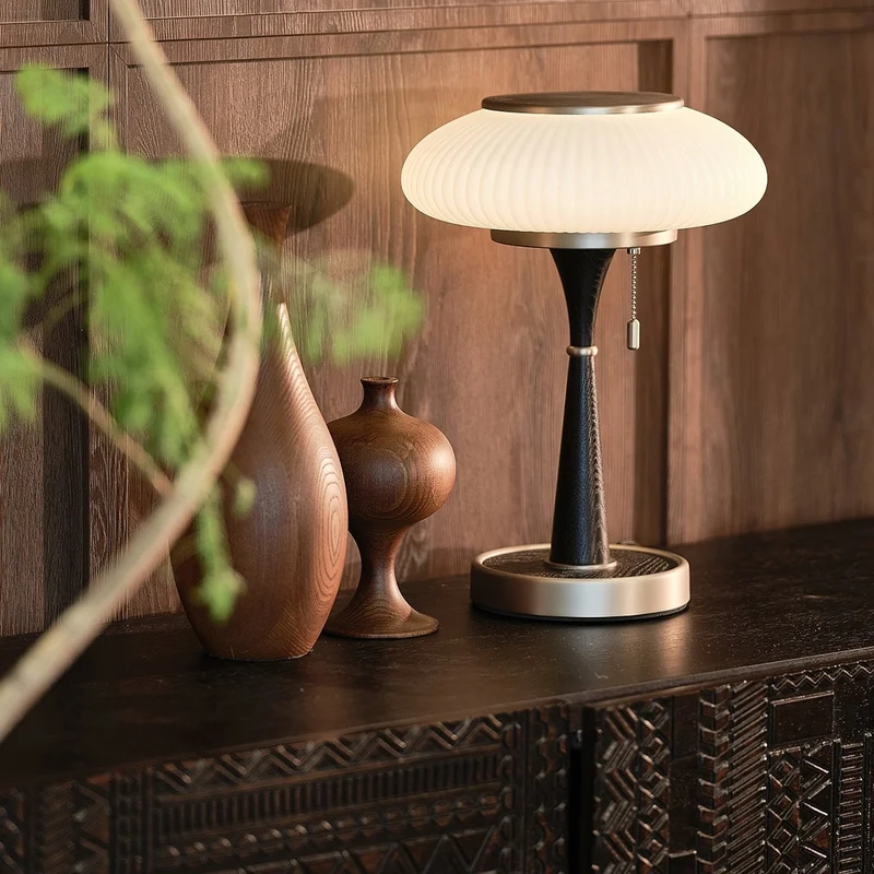 MycoLume Mushroom-Inspired Table Lamp With Natural Glow Euroselle