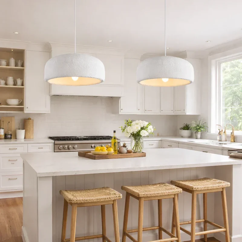 Euroselle Cloud Pendant Light For Dining, Modern Minimalist 1-Light
