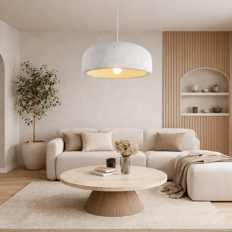 Euroselle Cloud Pendant Light For Dining, Modern Minimalist 1-Light