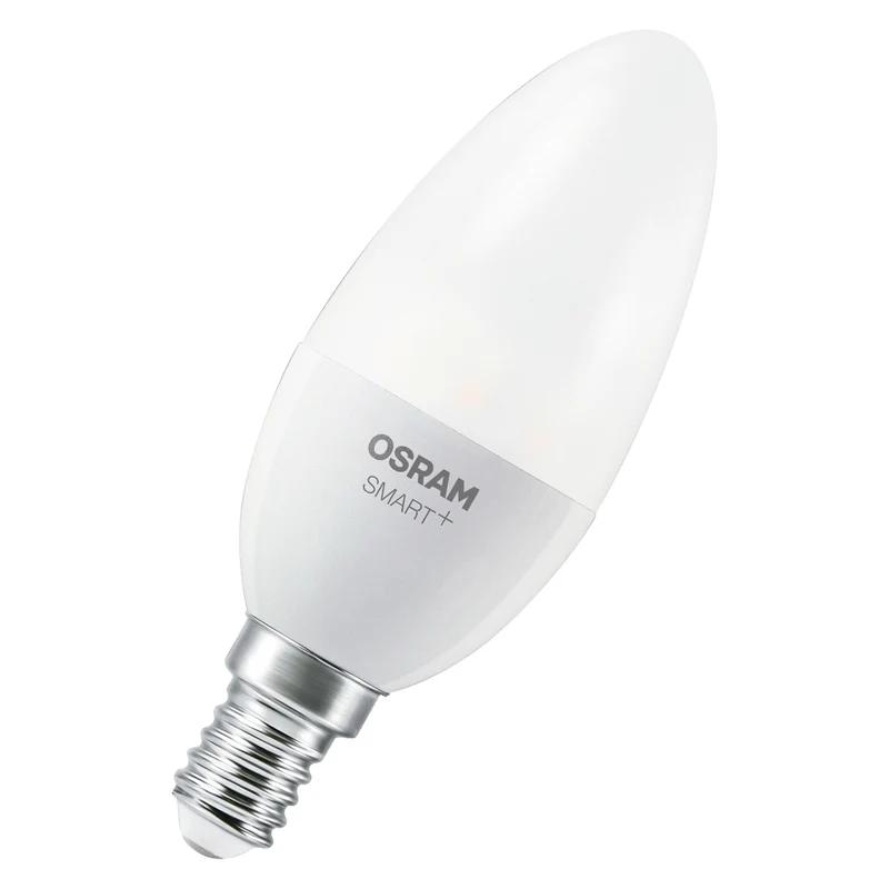 OSRAM SMART+ ZIGBEE Tunable White in B-Form, LED-Lampe, Matt, 4,9 W, 470 lm, von 2700 bis 6500 K, Wifi, Google Assistant, Amazon Alexa, Smartspeaker-Kompatibel, Dimmbar