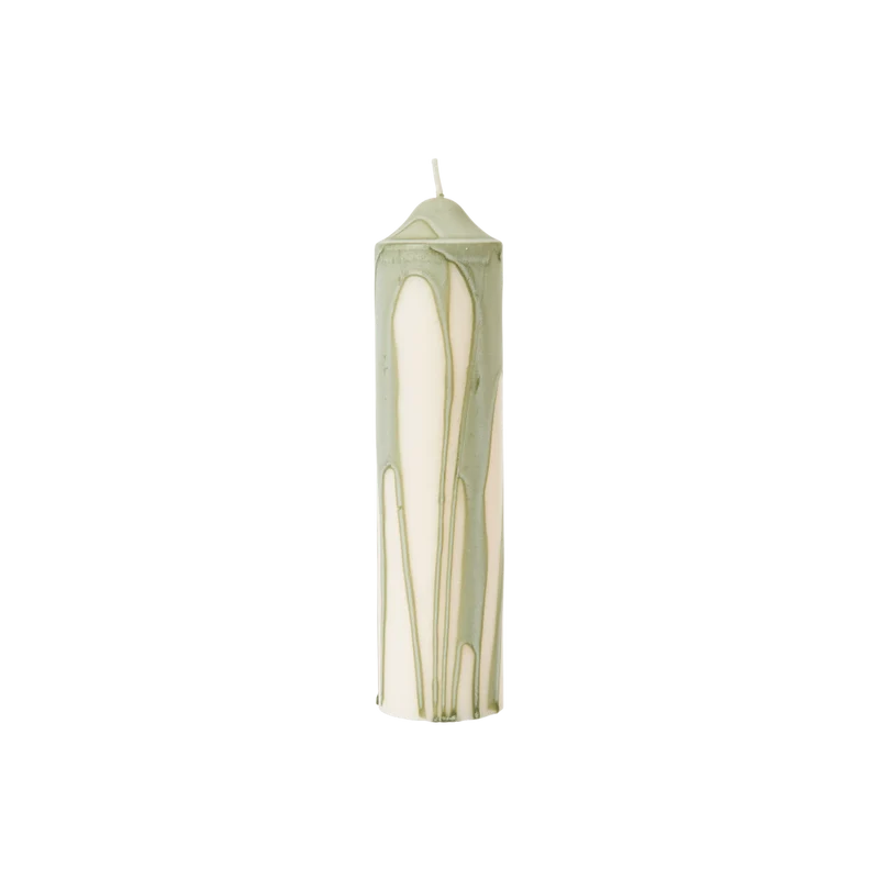 Stumpenkerze Dryp Pillar Candle H20 - ferm LIVING