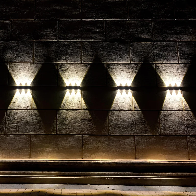 Euroselle Solar Outdoor Wall Light With Dual Direction LED IP65 Aluminum