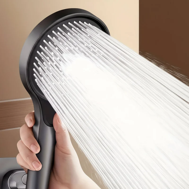 Euroselle Premium Hand Showerhead With 5-Mode High-Pressure Spray