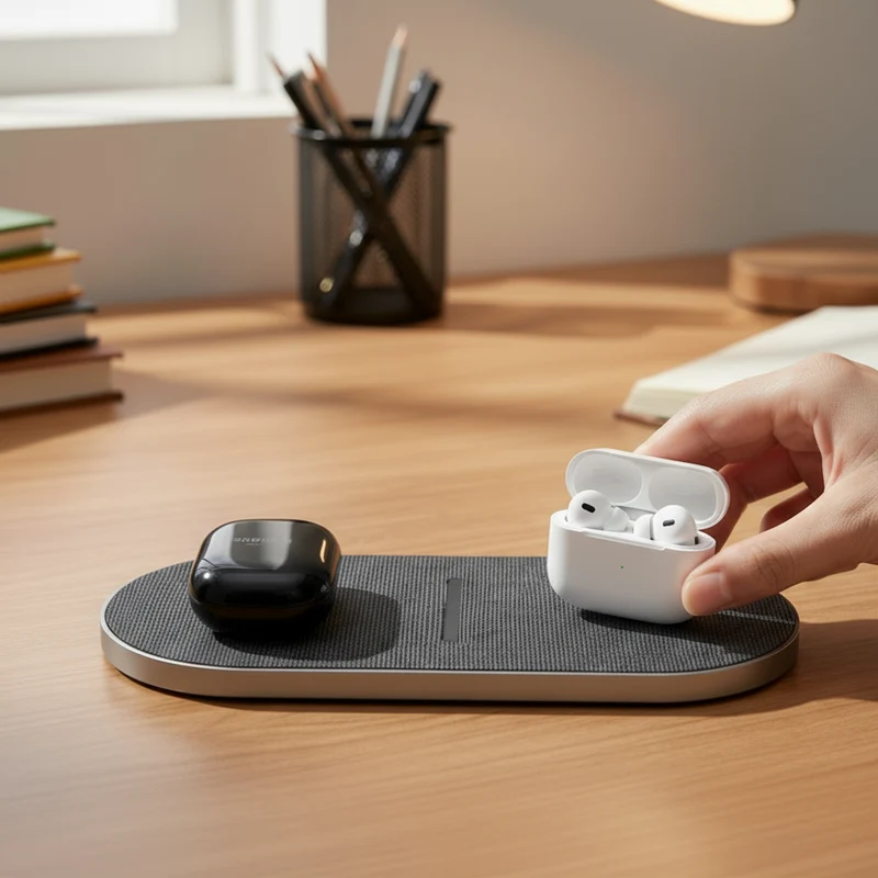Euroselle 3-In-1 Wireless Charging Station Fast And Efficient For Phones