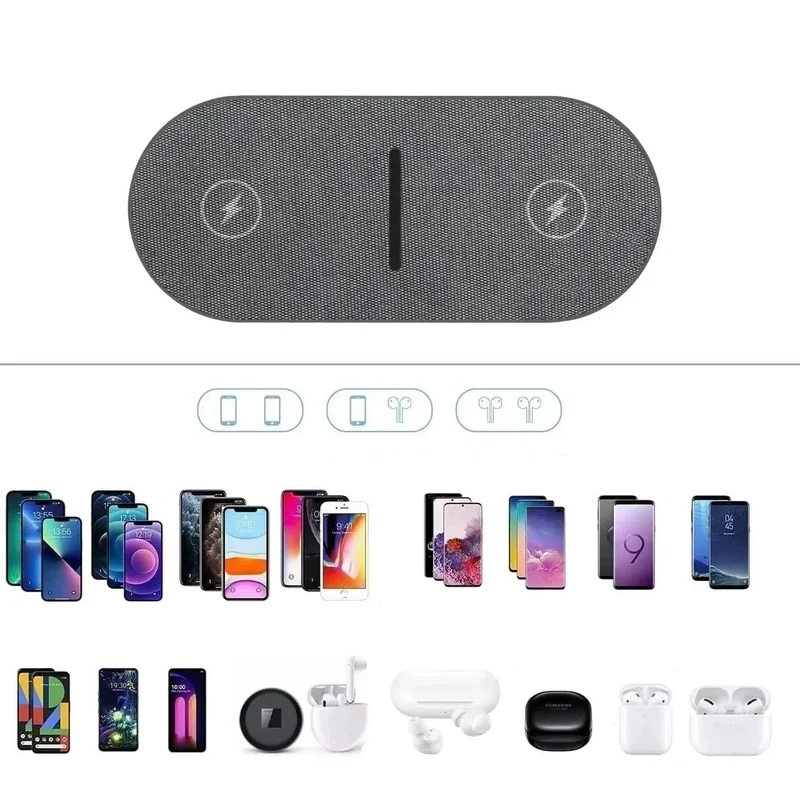Euroselle 3-In-1 Wireless Charging Station Fast And Efficient For Phones