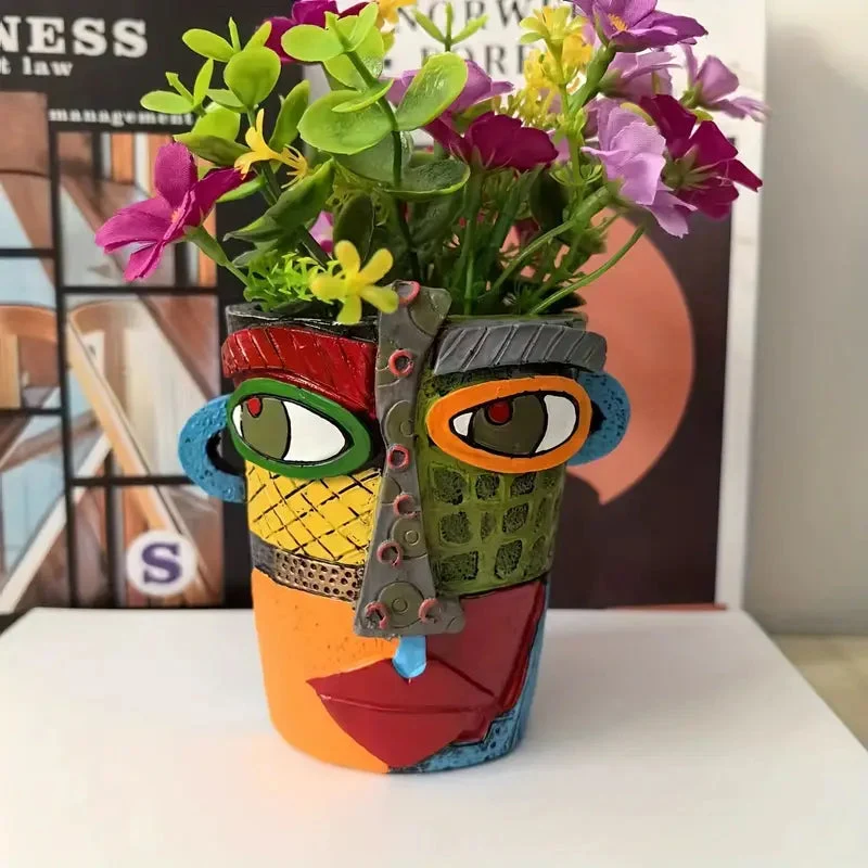 Euroselle Artisanal Face Planter For Creative Home Decor