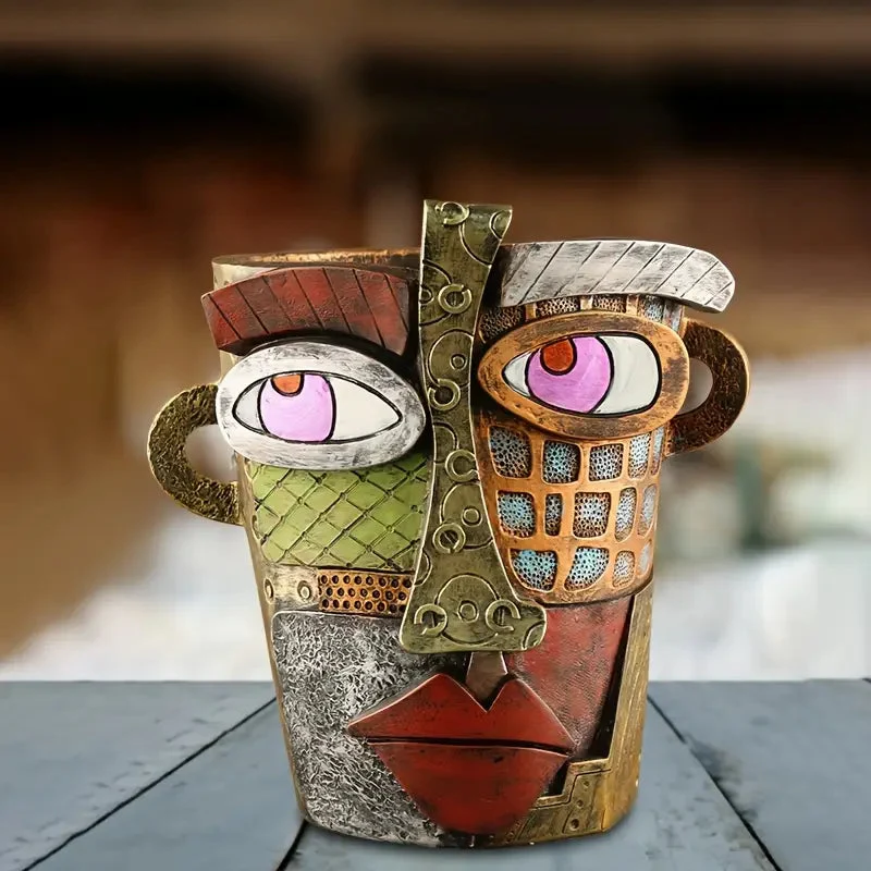 Euroselle Artisanal Face Planter For Creative Home Decor