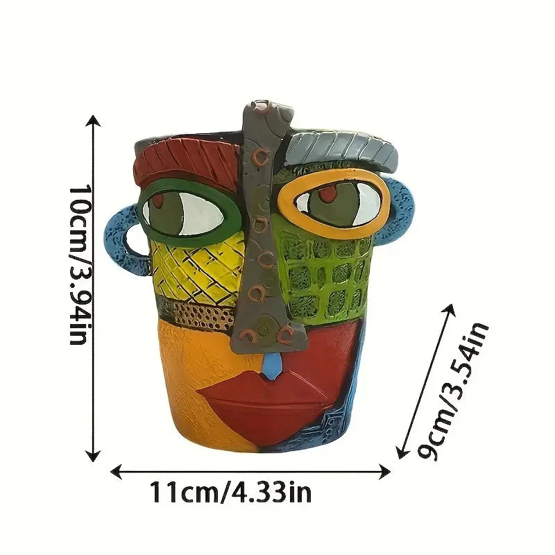 Euroselle Artisanal Face Planter For Creative Home Decor