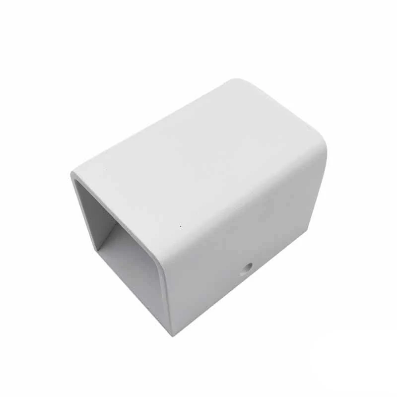 Euroselle Modern RGB LED Wall Light With Remote Control - Square Aluminium Wall Lamp