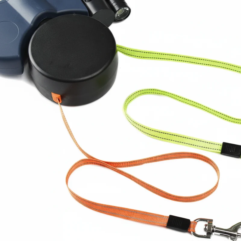 Euroselle Dual Dog Leash With LED And Tangle-Free Design