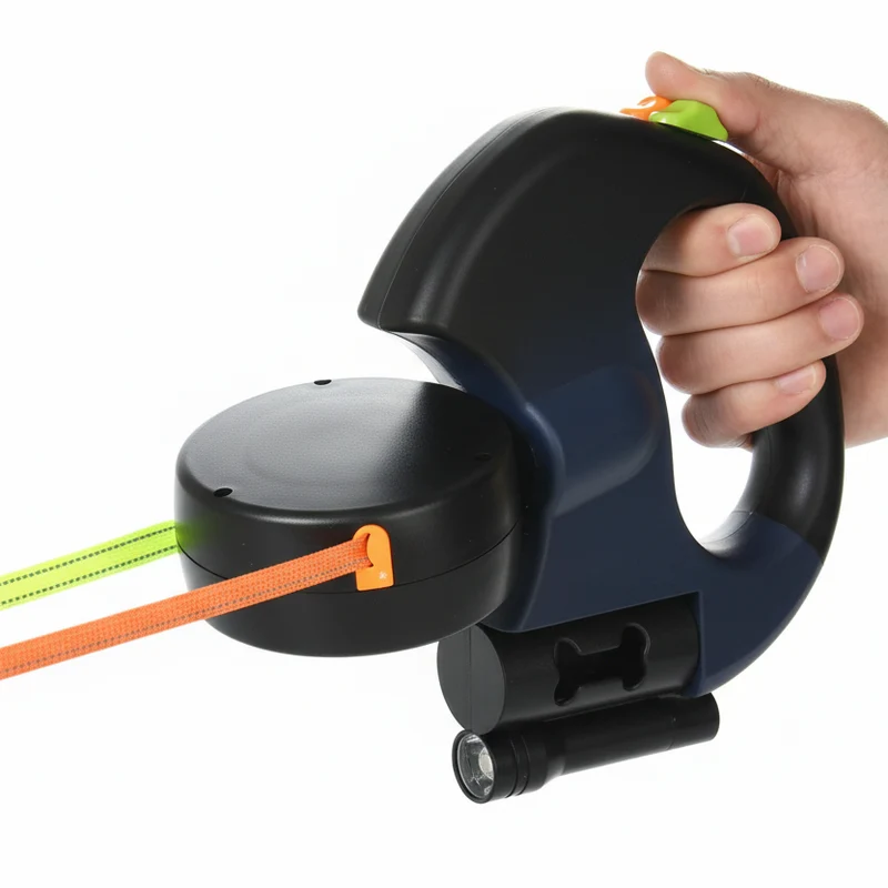 Euroselle Dual Dog Leash With LED And Tangle-Free Design