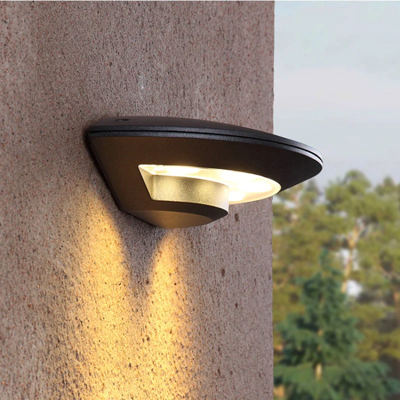 Euroselle Aluminum Wall Lamp With 4W LED 220V Indoor Outdoor
