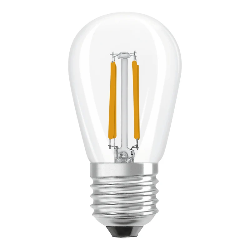 OSRAM Dimmbare Filament LED Lampe mit E27 Sockel, Warmweiss (2700K), Windstoß Kerze, 5W, Ersatz für 40W-Glühbirne, klar, LED Retrofit CLASSIC BA DIM