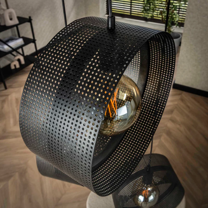 Hängelampe 3L ring perforiert