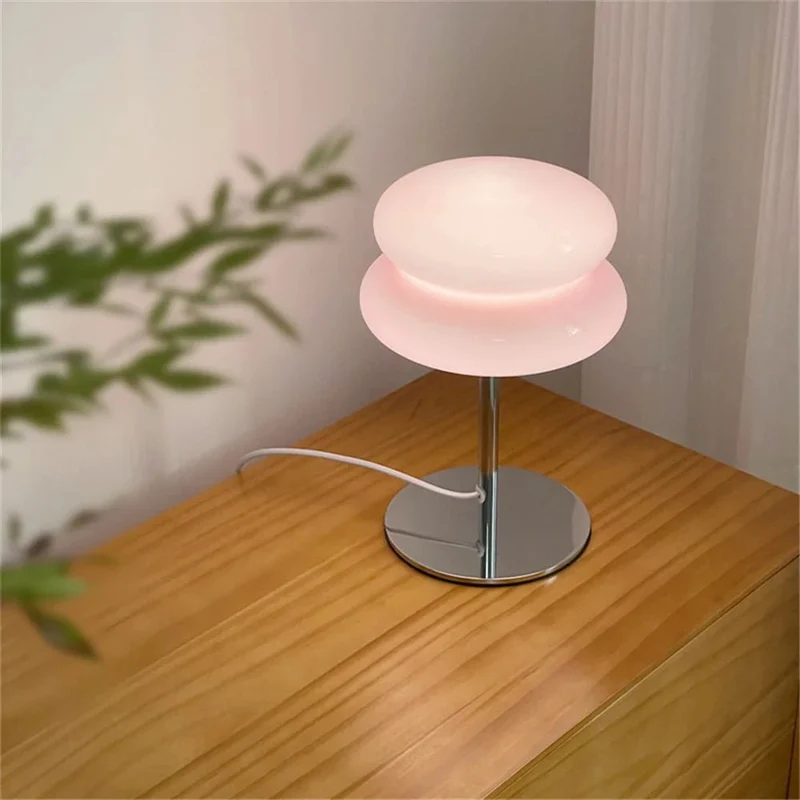 Euroselle Table Lamp Glass And Metal G9 Light Fixture Modern Indoor Lighting
