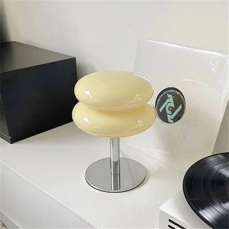 Euroselle Table Lamp Glass And Metal G9 Light Fixture Modern Indoor Lighting