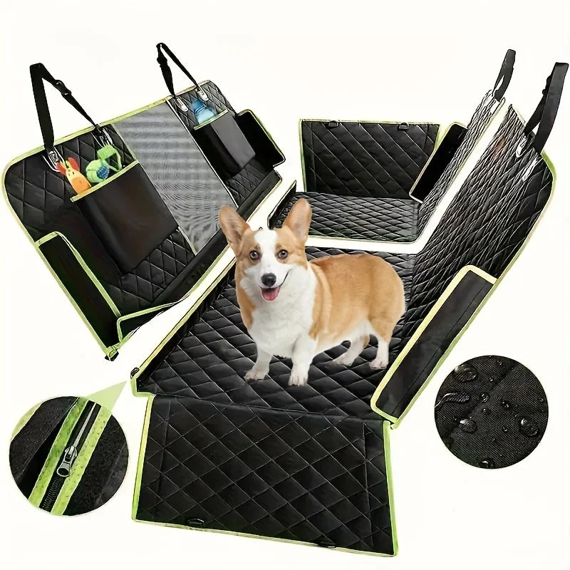 Euroselle Multi-Functional Dog Car Seat Cover For Cleaner And More Comfortable Travel