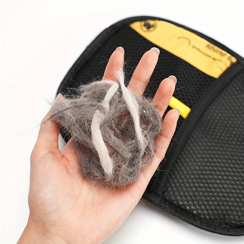 Euroselle Large Pet Grooming Gloves for Hair and Lint Removal