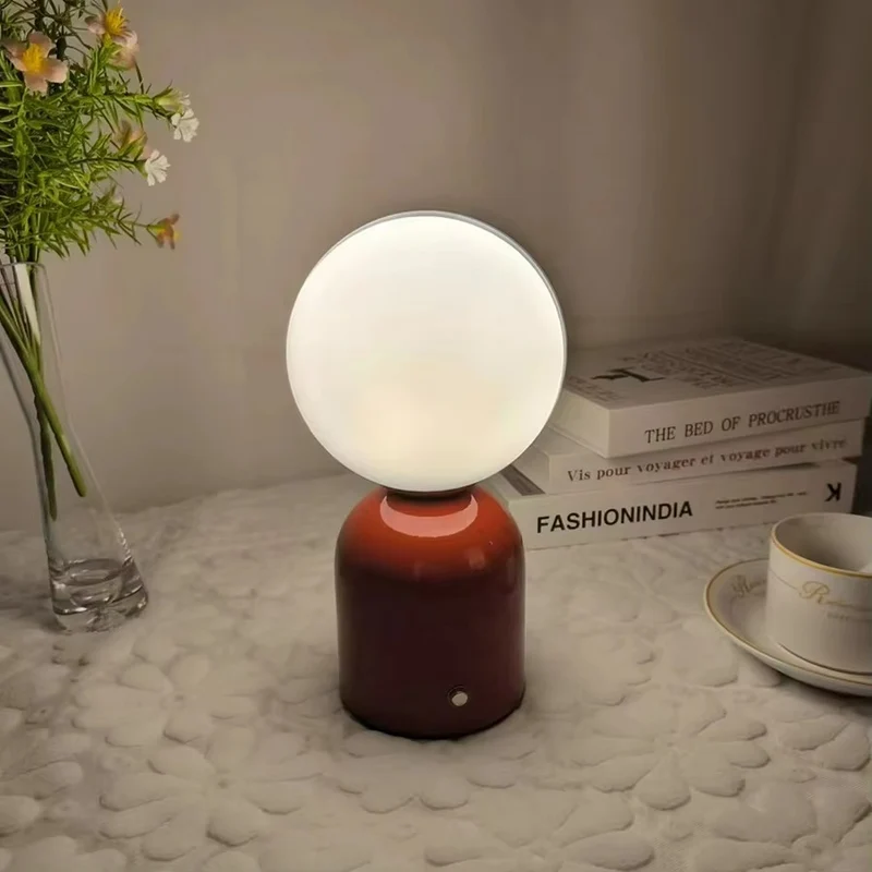 Euroselle Table Lamp LED Rechargeable Touch Dimming 1800mAh Type C