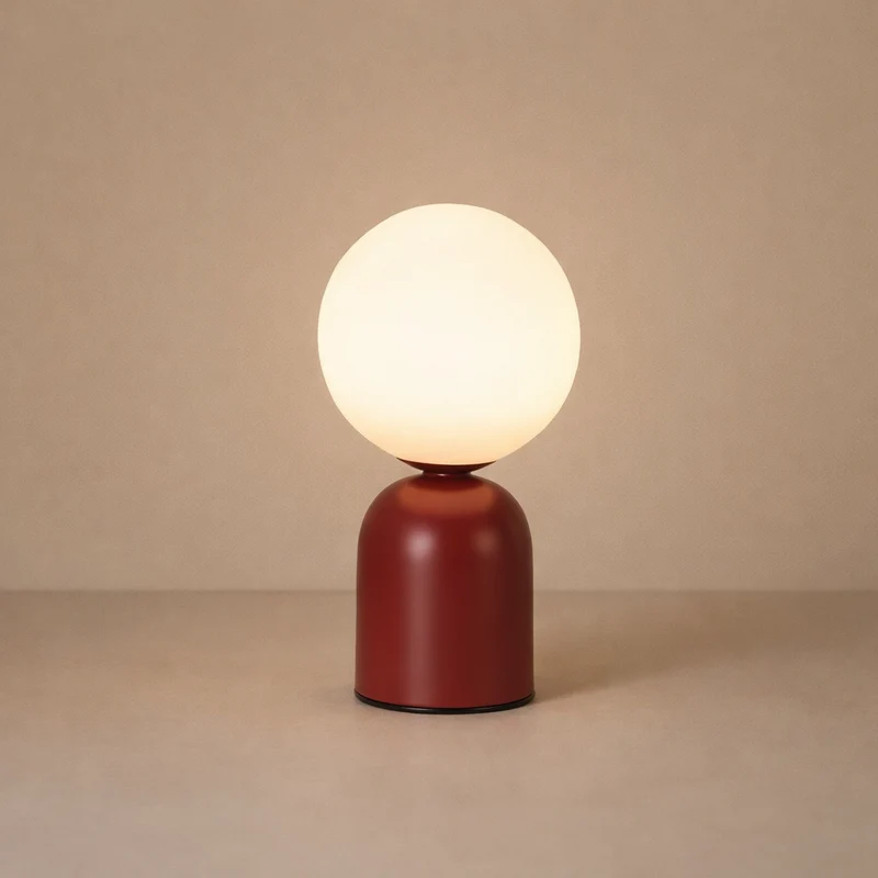 Euroselle Table Lamp LED Rechargeable Touch Dimming 1800mAh Type C