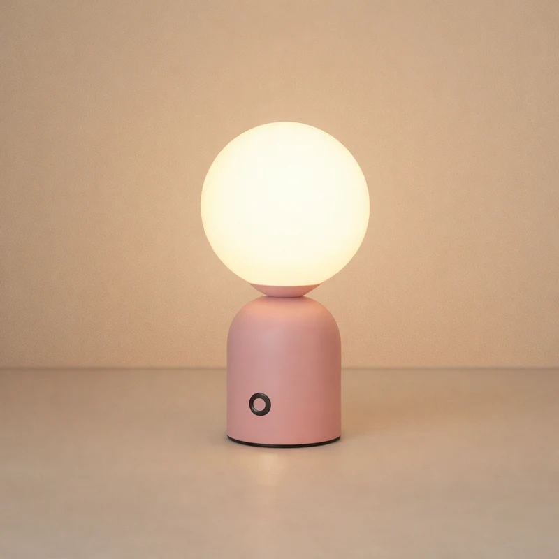 Euroselle Table Lamp LED Rechargeable Touch Dimming 1800mAh Type C