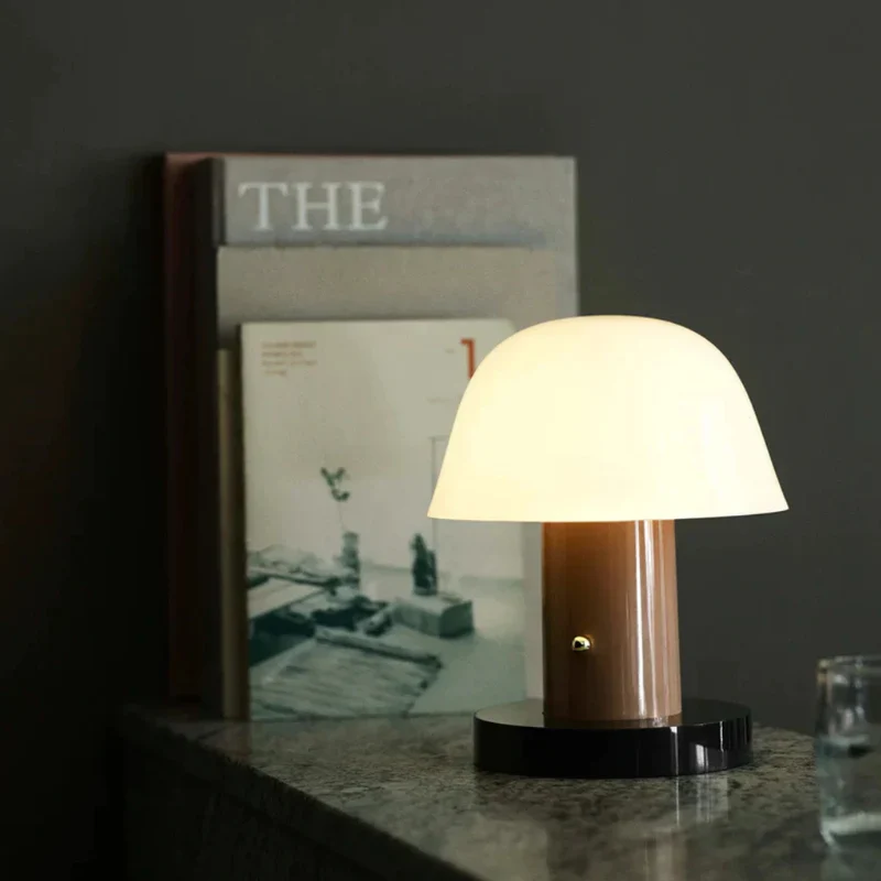 Euroselle Table Lamp Led Touch Dimmer Usb Port Polycarbonate Metal 22 Cm
